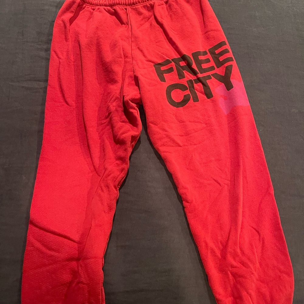 freecity Kids Red Sweatpants